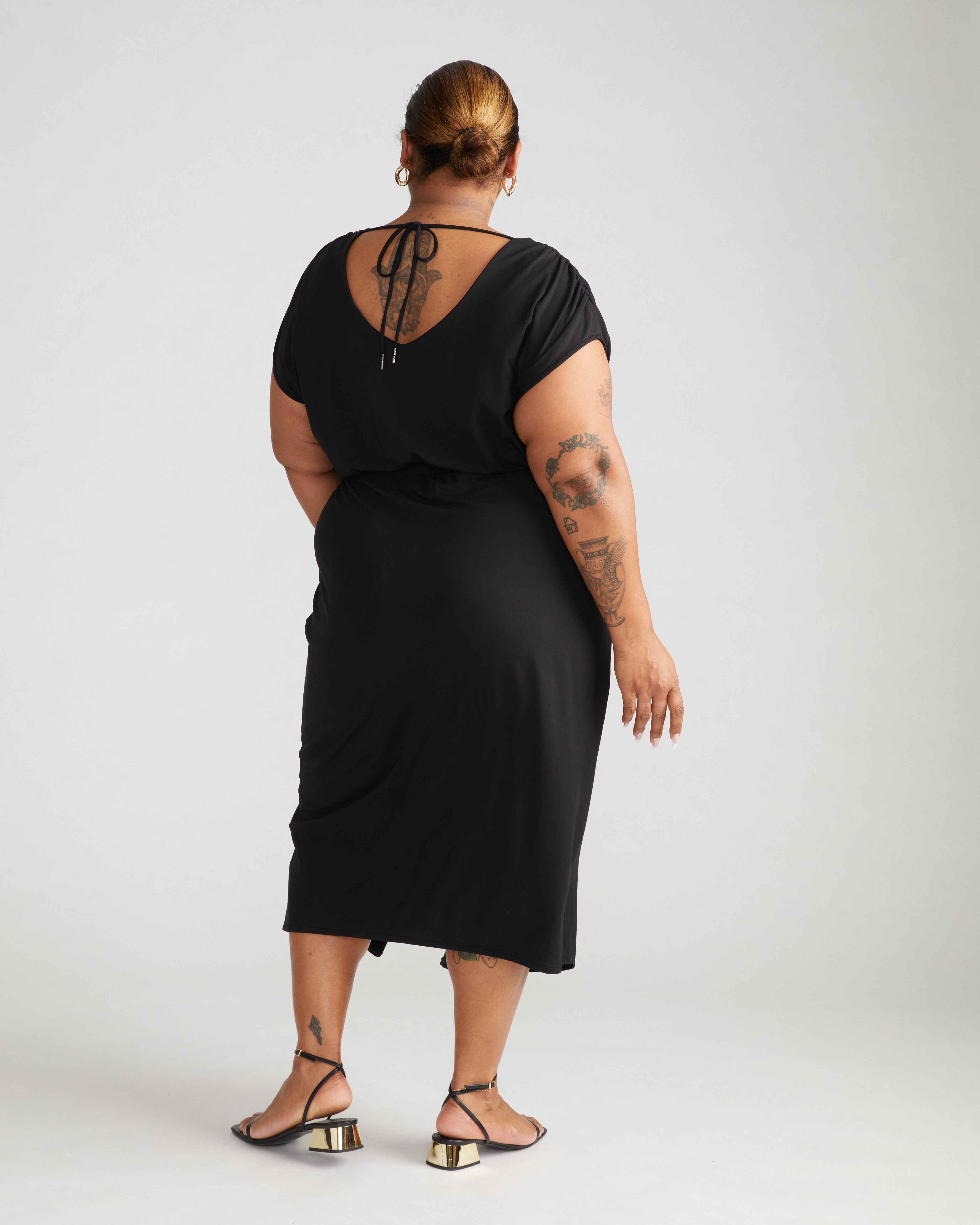 Havana Divine Jersey Dress - Black