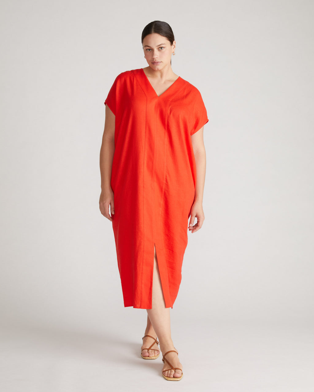 Cabana Linen Kaftan - Shoreline Sunset